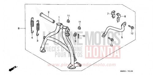 STAENDERSATZ (XL600VK/VL/VM/VN/VP/VR) XL600VR de 1994